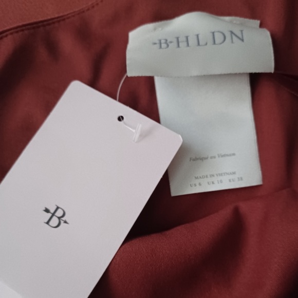 BHLDN Dylan Satin Charmeuse Dress in Cinnamon Size 6 - Picture 1 of 5